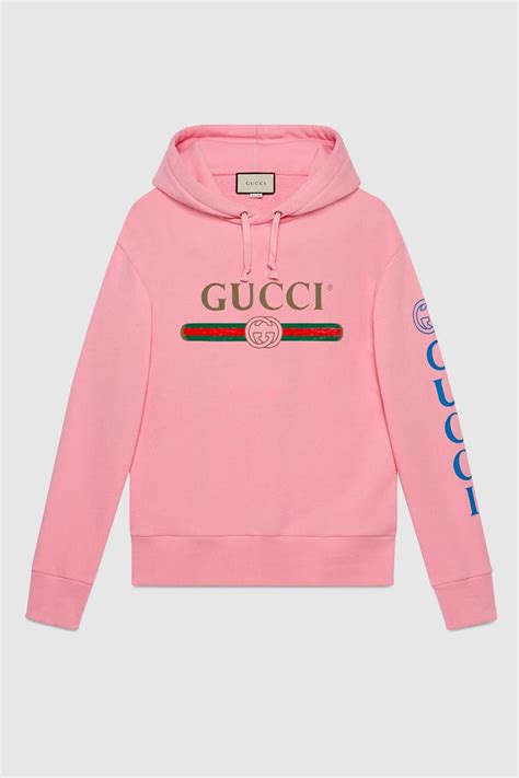 hoodie gucci pink|Gucci Women's Pink Sweatshirts & Hoodies .